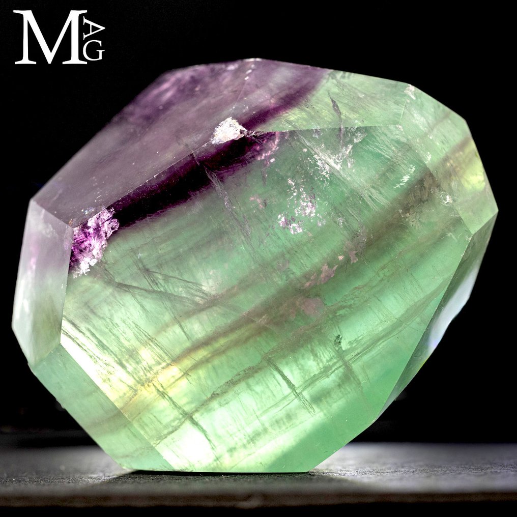 无保留价 一流的萤石——非常漂亮的萤石立方体 - 高度: 70 mm - 宽度: 53 mm- 346 g #3.2