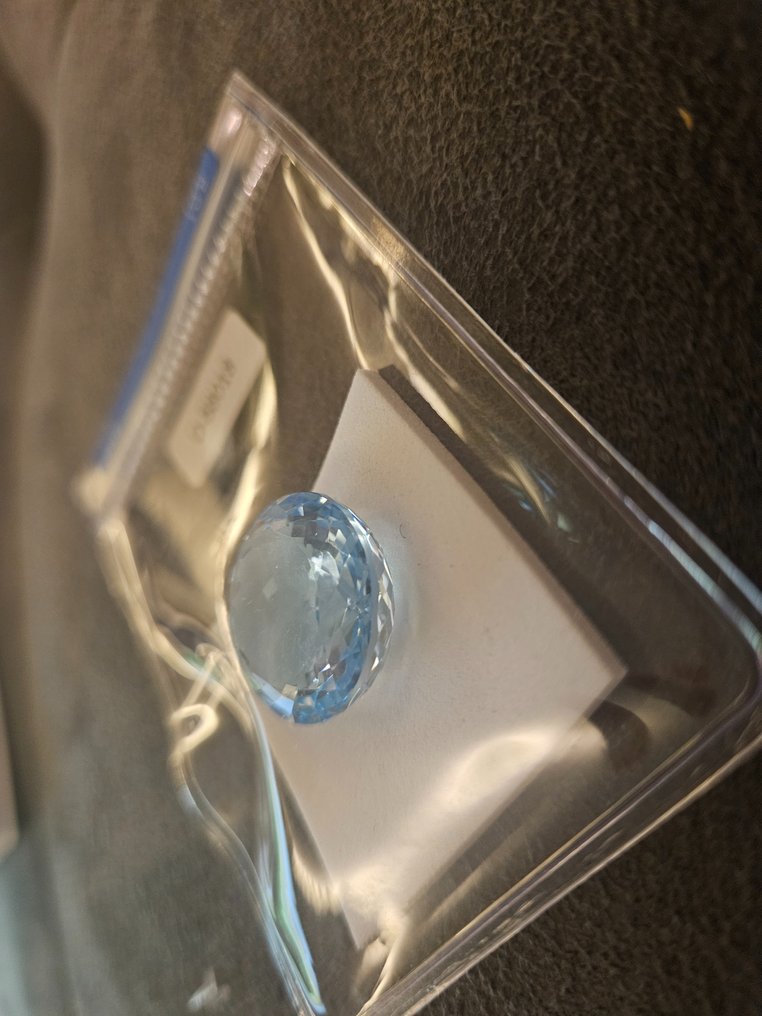 没有保留价 - 1 pcs  蓝色 黄宝石  - 38.13 ct - 西班牙宝石学院（IGE） #4.3