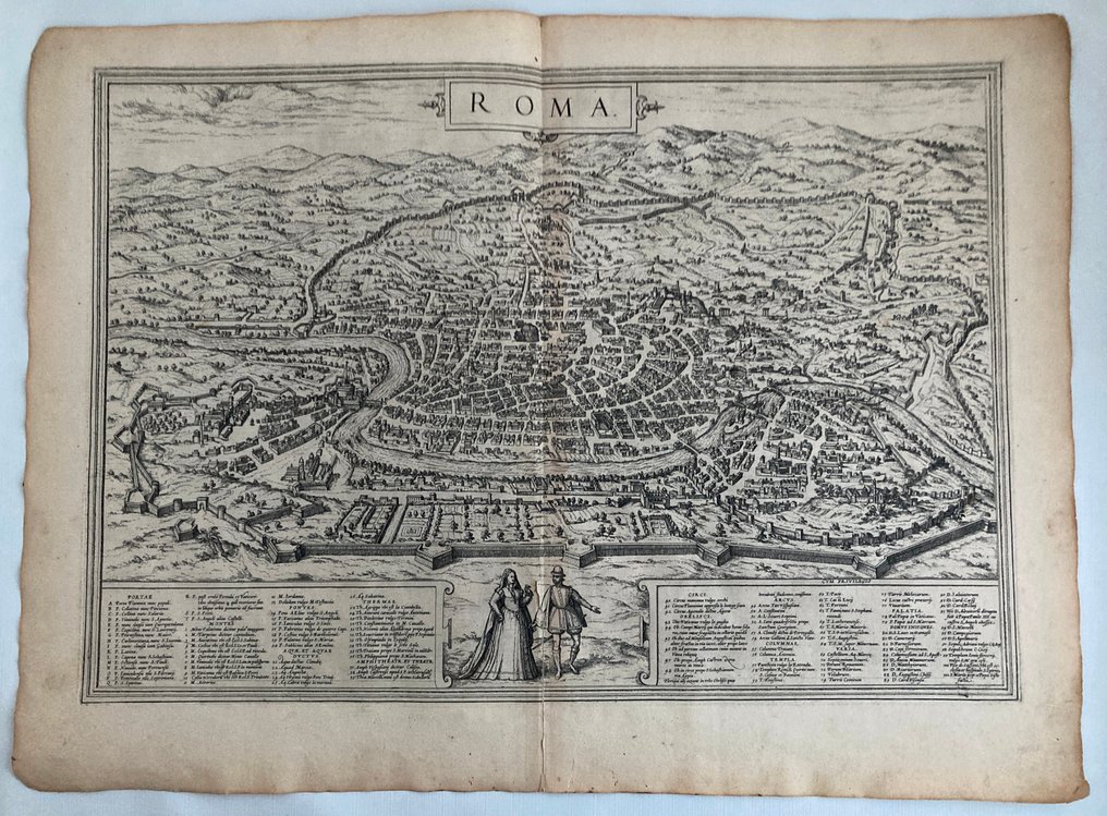 Italia - Roma; Georg Braun & Frans Hogenberg - Roma - 1581-1600 #1.0