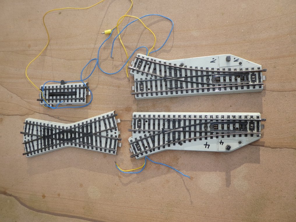 Primex H0 - 5xxx - Model train tracks (153) - M-Gleis, 153 tracks, switches, crossing. #2.1