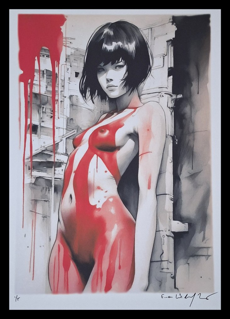 Emma Wildfang - Ghost in the Shell - Watercolor and pencil edition - Large size #1.0