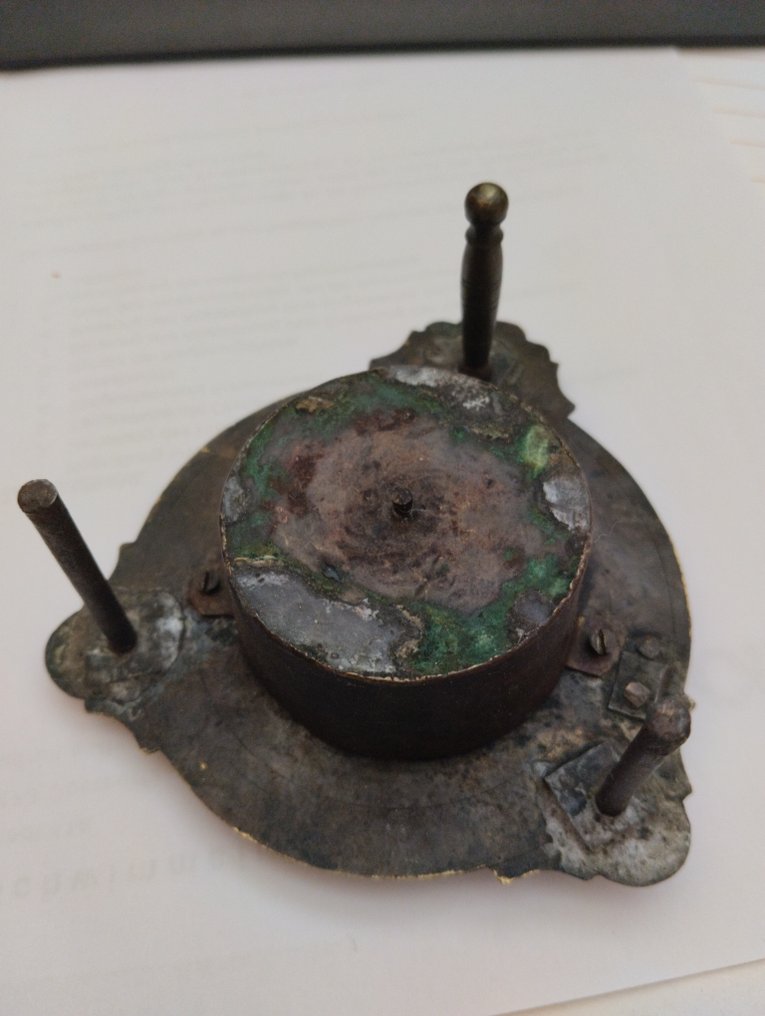 Zabytkowy Equatorial ring dial - Mosiądz - Niemcy - 1700-1750, 1750-1800 #2.1