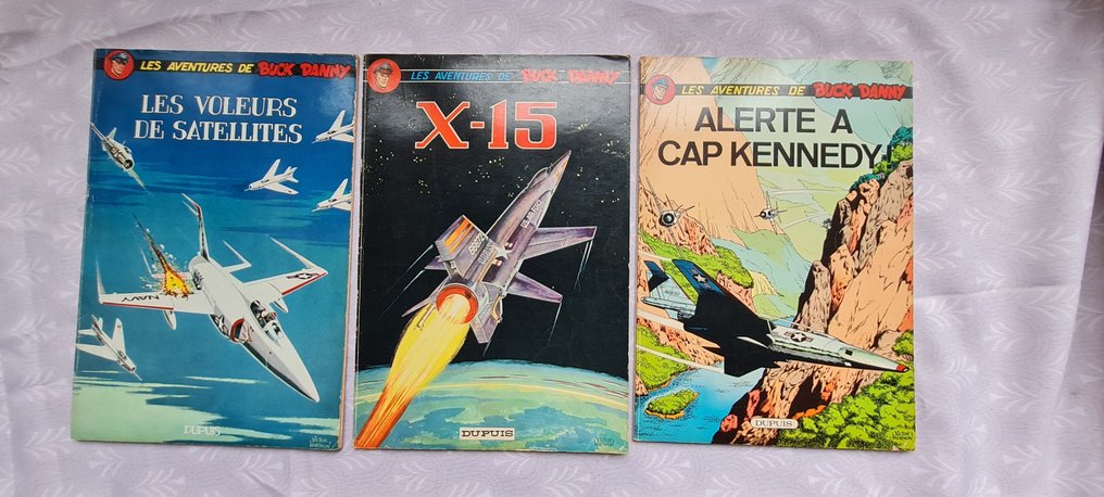 Buck Danny - 3x B - 3 Album - First edition - 1964/1965 #1.0