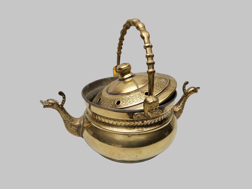 新艺术运动灵感 盥洗盆 - 铸造黄铜 - 宗教洗手仪式 #3.2