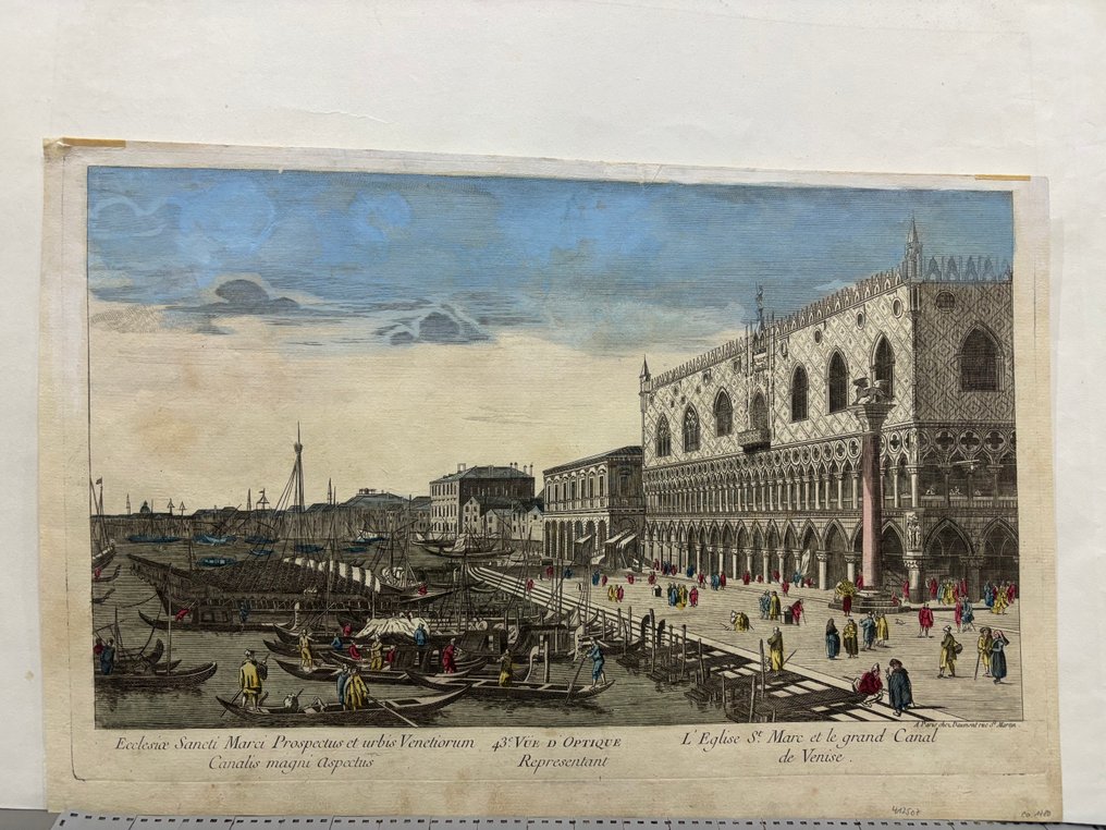 France - Venice; Daumont - L'Eglise St. Marc e il Grand Canal de Venise. - 1761-1780 #1.0
