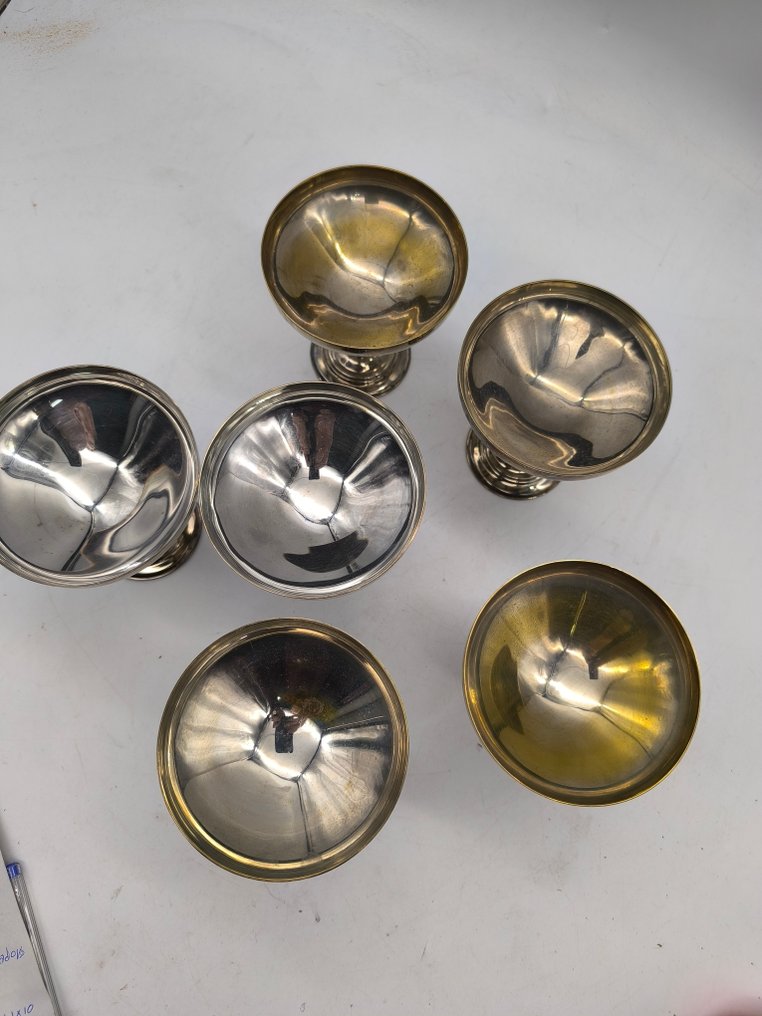 Verre à champagne (6) - Plaqué(e) argent - Verres de champagne #4.3