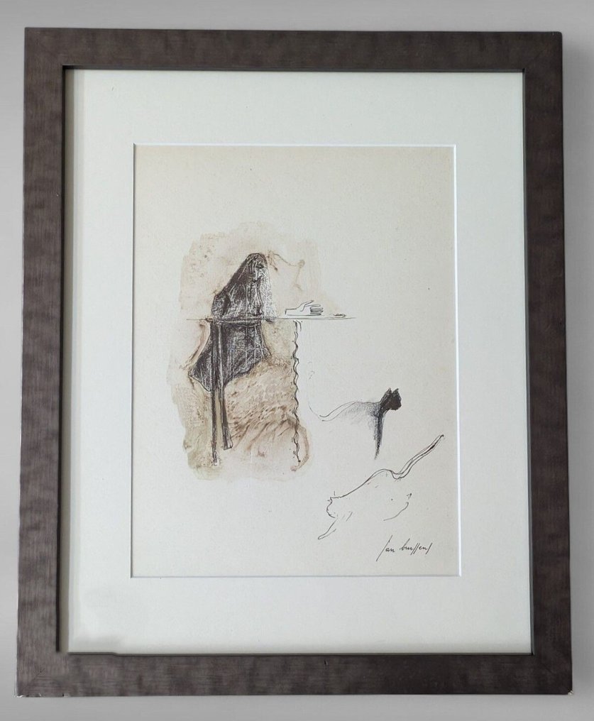 Jan Burssens (1925-2002) - Silhouette au bord de l’abîme #1.0