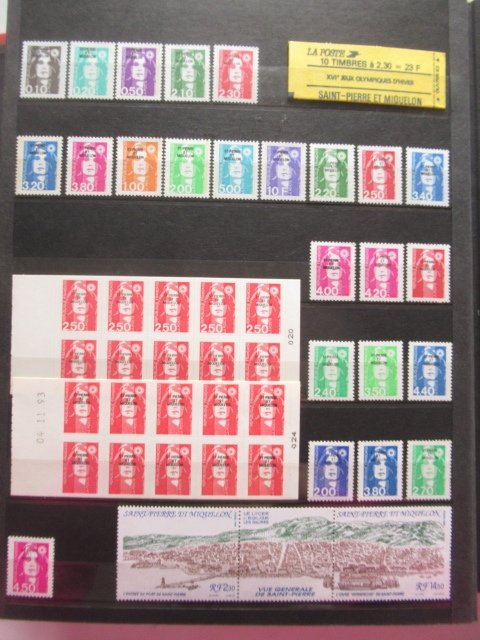 Saint Pierre and Miquelon 1973/2016 - Superb stamp collection. #4.3
