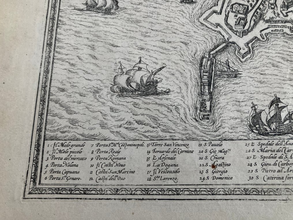 Italy - Naples; Georg Braun & Frans Hogenberg - Neapolis - 1581-1600 #1.0