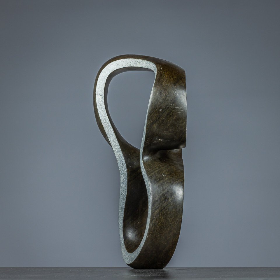 K.F. - Statue, Around - 380 mm - Serpentine stone - 2021 #3.2