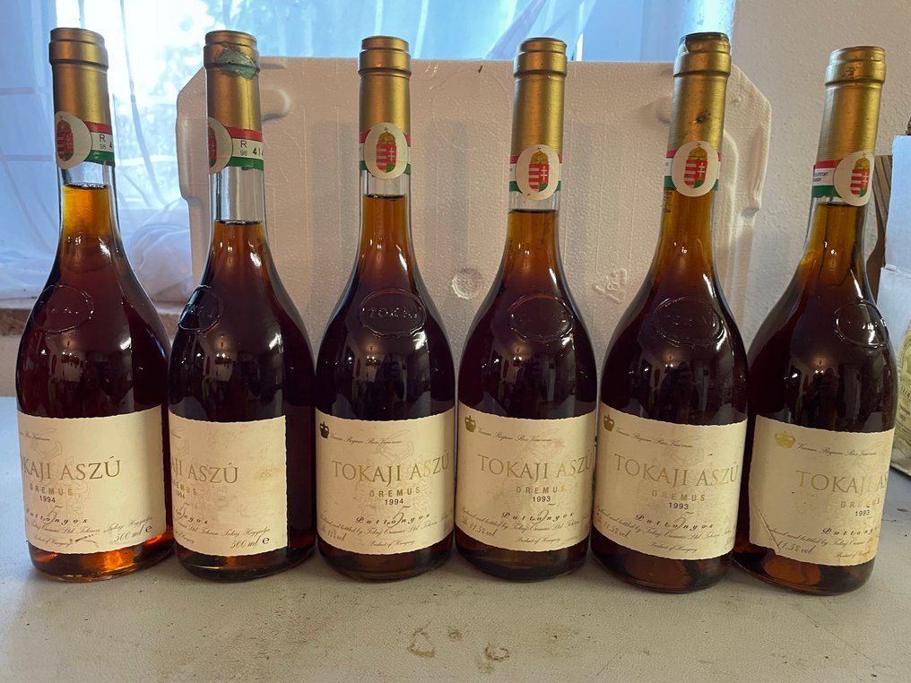 1993 x3, 1994 x3 Tokaj Oremus - 托凱 5 Puttonyos - 6 珍妮瓶 (0.5L) #1.0