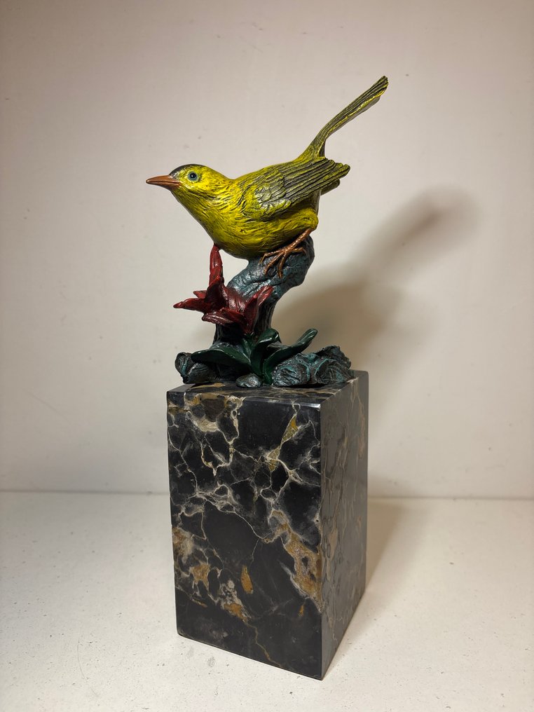 Milo (1910-1978) - Sculpture, Gele vogel - 27.5 cm - Bronze #2.1