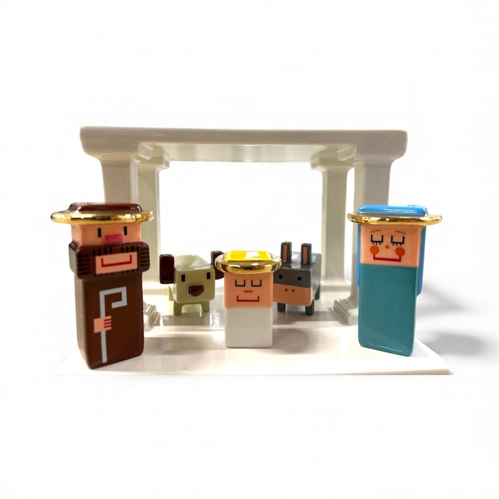 Massimo Giacon - Marcello Jori - Σκηνή γέννησης Alessi (6) - ''Μιρακόλο!'' - Πορσελάνη #1.0