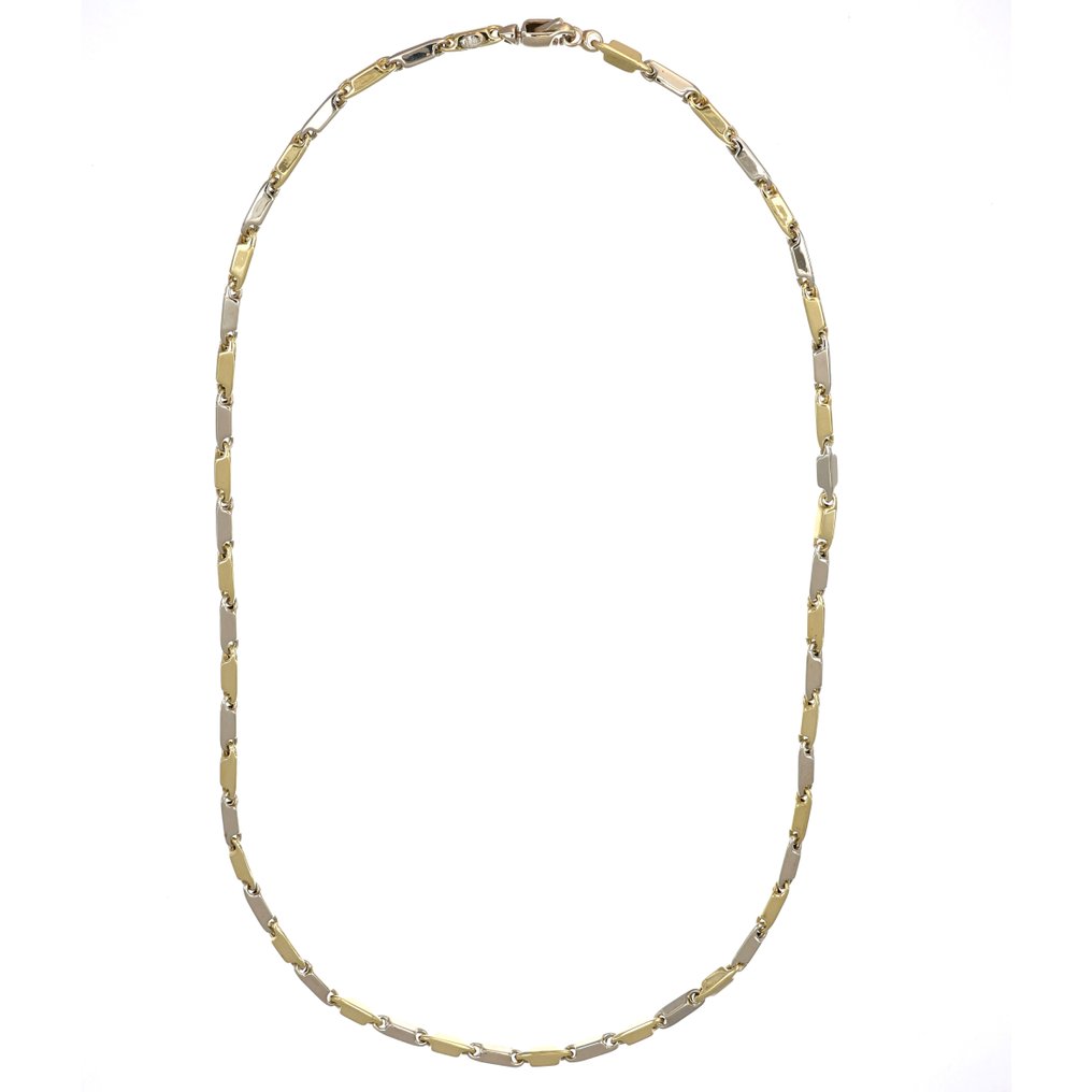 Halsketting - 18 karaat Geel goud, Witgoud #2.1