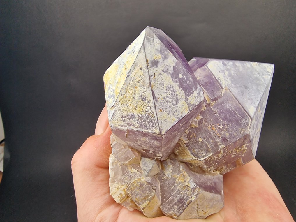 Amethyst Crystals - Height: 100 mm - Width: 90 mm- 600 g - (1) #4.3