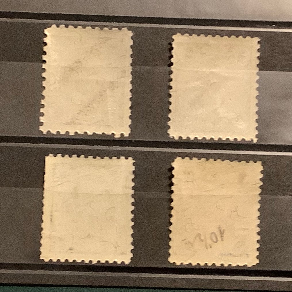 Αυστρία 1901 - 4 σφραγίδες με Friedl tanding. - Michel 85/87 en 89 #4.3