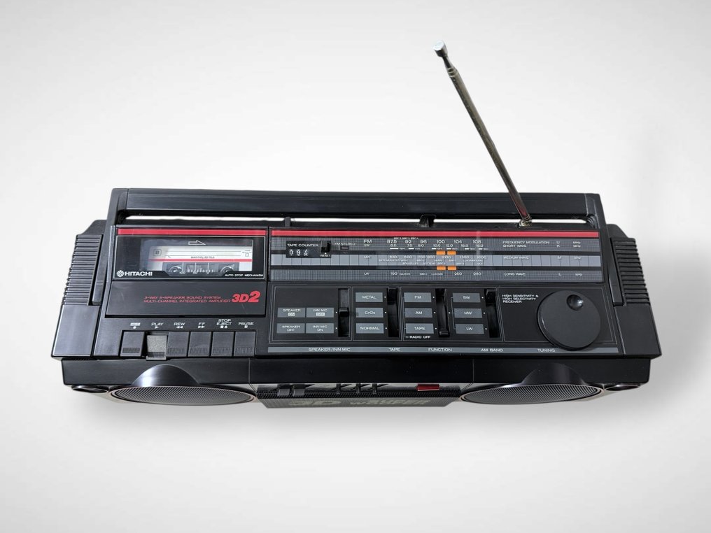 Hitachi - 3D2 Boombox Portable cassette player #2.1