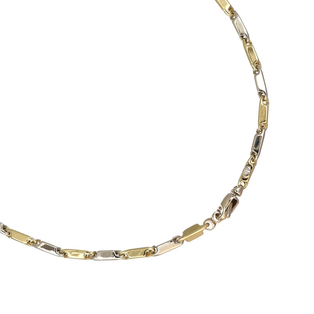 Halsketting - 18 karaat Geel goud, Witgoud #3.2