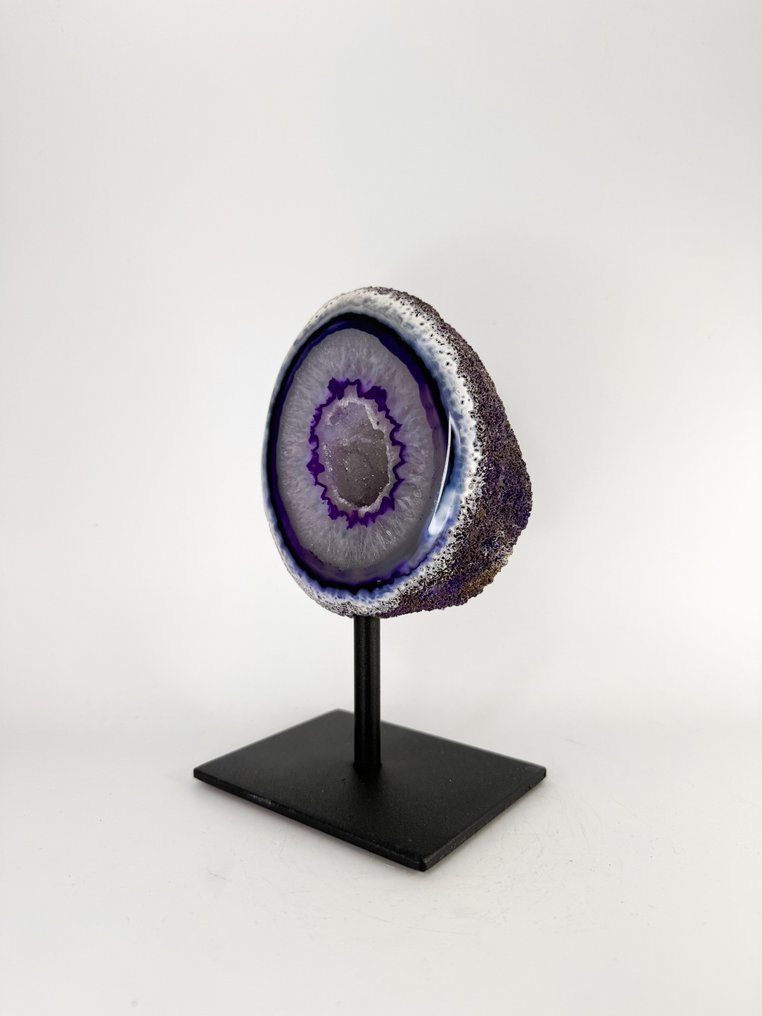 AA+ quality agate on stand - purple color Crystal - Height: 190 mm - Width: 100 mm- 985 g #3.2