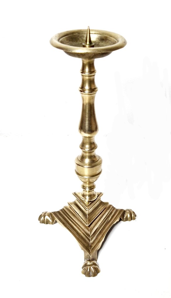 烛台 (2) - 黄铜色 - 漂亮的情侣祭坛灯 #3.2