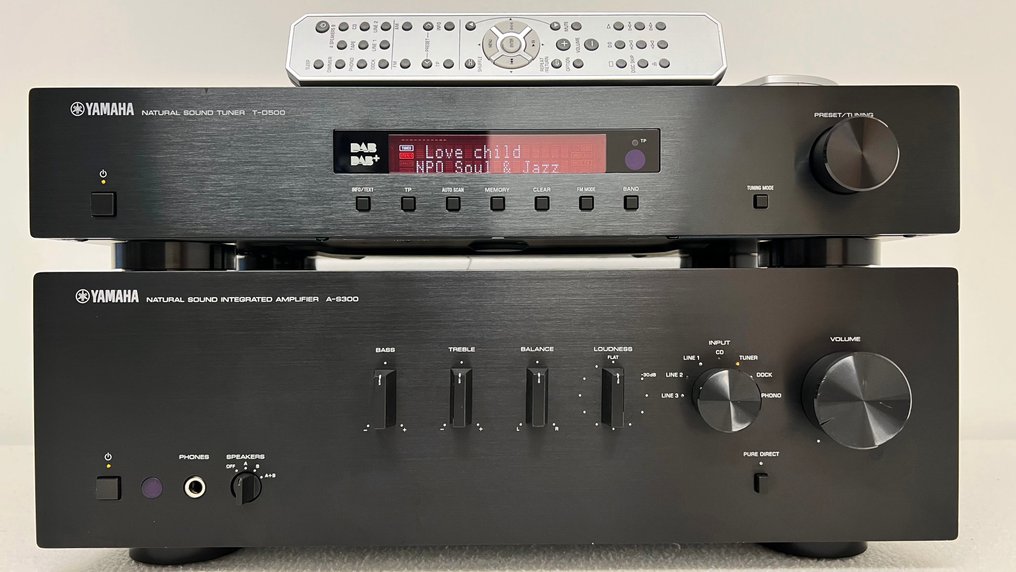 Yamaha - A-S300 amplifier + T-D500 FM / DAB+ tuner Hi-fi set #1.0