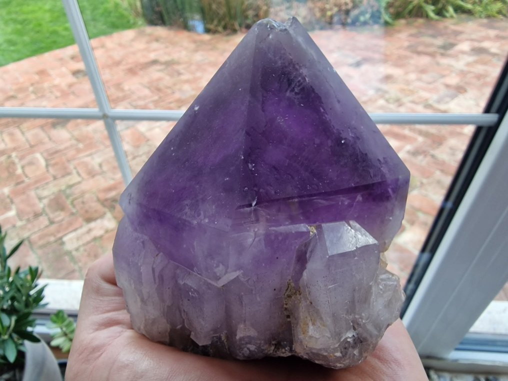 Amethyst Crystals - Height: 110 mm - Width: 80 mm- 872 g - (1) #3.2