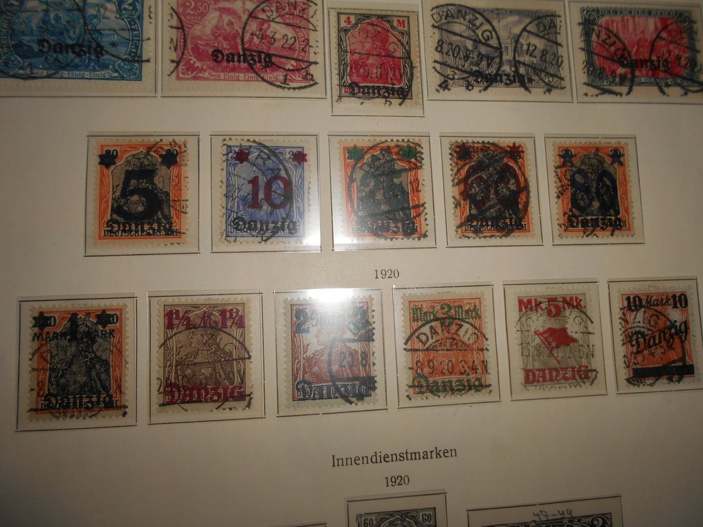 Danzig 1920/1939 - Collection complète (juste sans grand service interne) avec un petit service interne + #3.2
