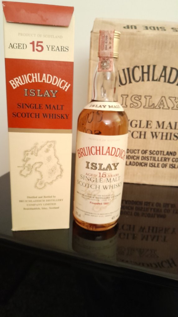 Bruichladdich 15 years old  - b. 1980  - 75cl - 6 bottles #1.0