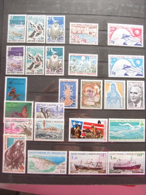 Saint Pierre and Miquelon 1973/2016 - Superb stamp collection. #1.0