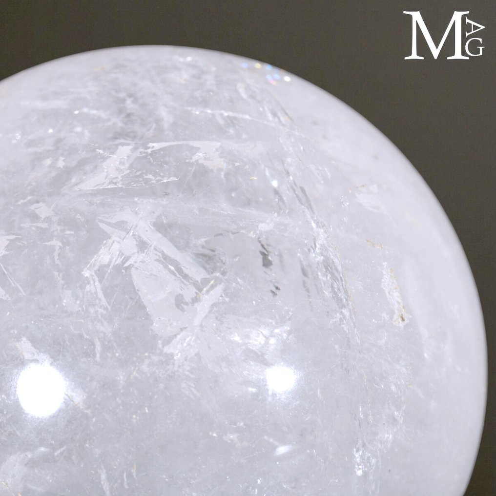 Quartz Sphere - - Altezza: 69 mm - Larghezza: 69 mm- 466 g #3.2