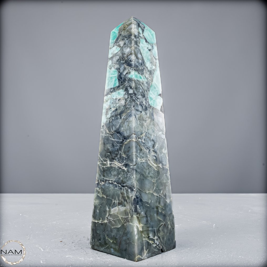 Luonnollinen smaragdibasali. Huippulaatu- 480.67 g #2.1