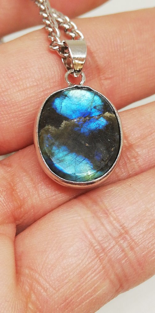 Ladradorite吊坠，无底价。 珠寶- 3.8 g #3.2