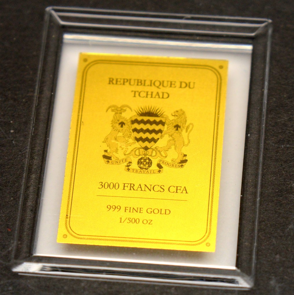 Tsjaad. 3000 Francs 2019 - Sail Ships - Gorch Fock & Passat - .999 gold (2 pieces) (Zonder Minimumprijs) #3.2
