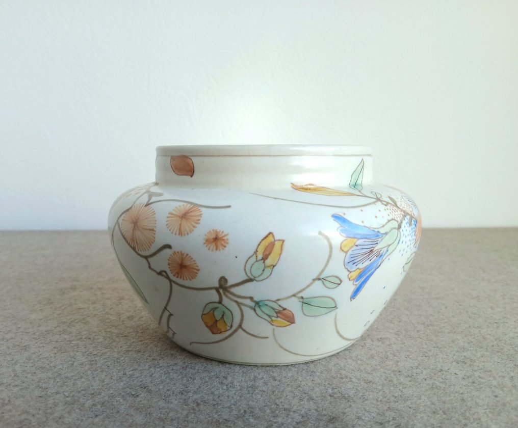 Plateelbakkerij Zuid-Holland - 罐 - 陶器 - Gouda 盘瓷 NP/MV 装饰 #2.1