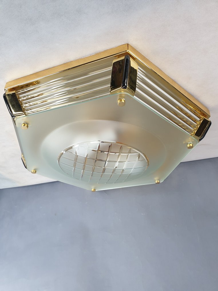 Ceiling lamp - Brass, Crystal #4.3