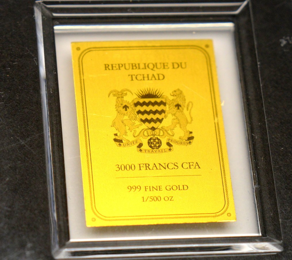 Tsjaad. 3000 Francs 2019 - Sail Ships - Gorch Fock & Passat - .999 gold (2 pieces) (Zonder Minimumprijs) #4.3