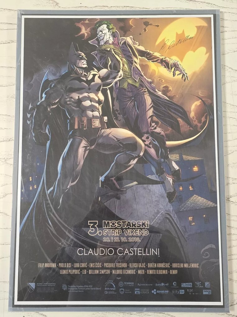 Castellini, Claudio - Batman Joker firmato - 1 Affiche - EO #1.0