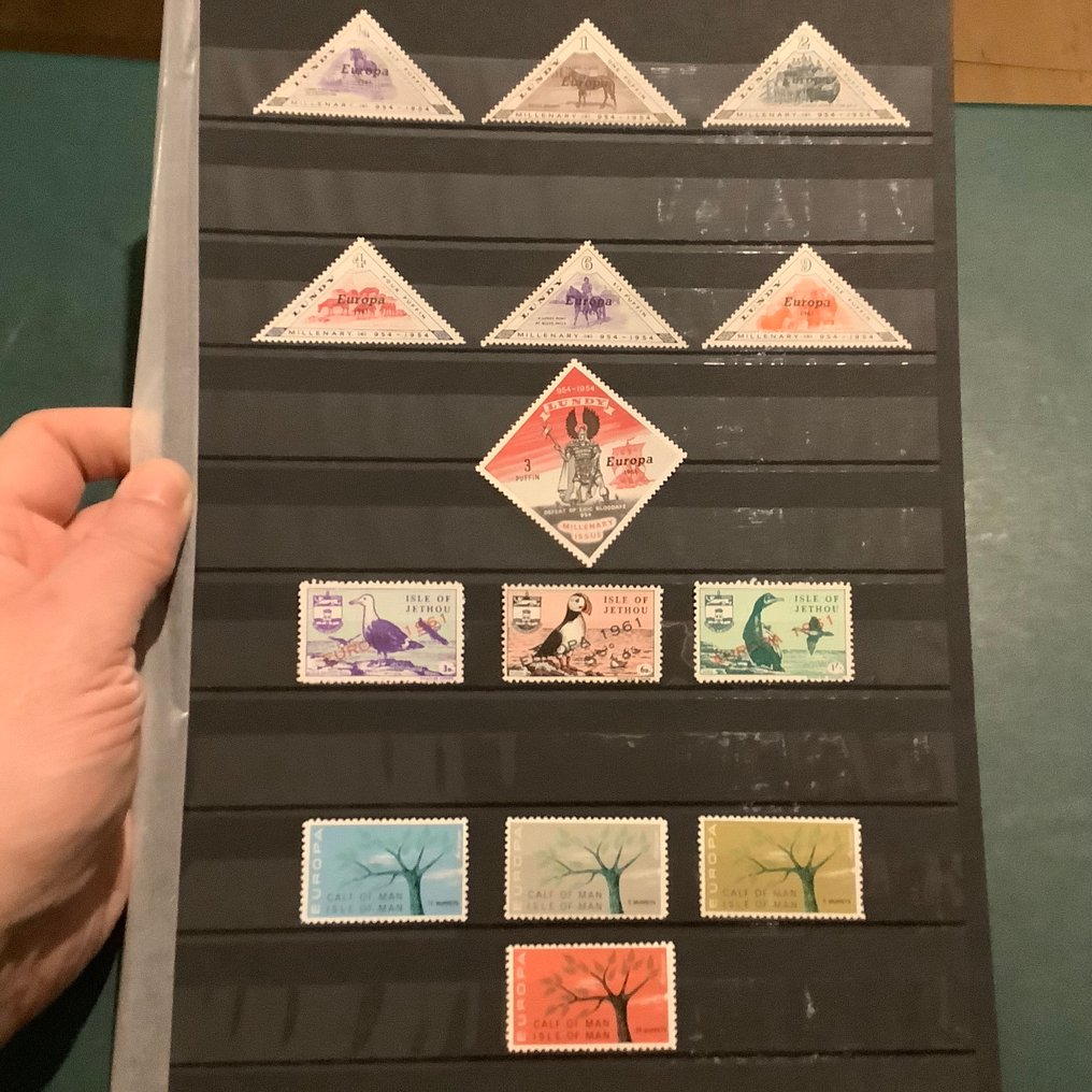 Europa  歐洲郵電管理委員會 1961/1964 - Lundy、Jethou 和 man：3 未发行的 EU CEPT 排放额度 - Michel #1.0