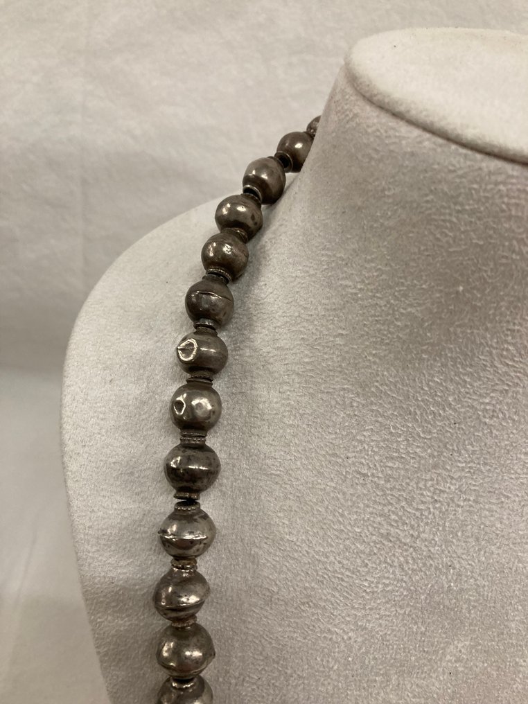 Colar com contas Rajasthani - Prata - Índia - século XX #3.2