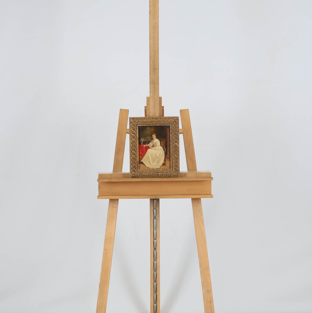 A. Durand (XX) - Een dame die een brief schrijft #1.0