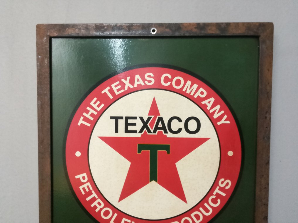 Texaco - 铁制招牌 - texaco - 廣告牌 - 1970 - 鐵 #3.2