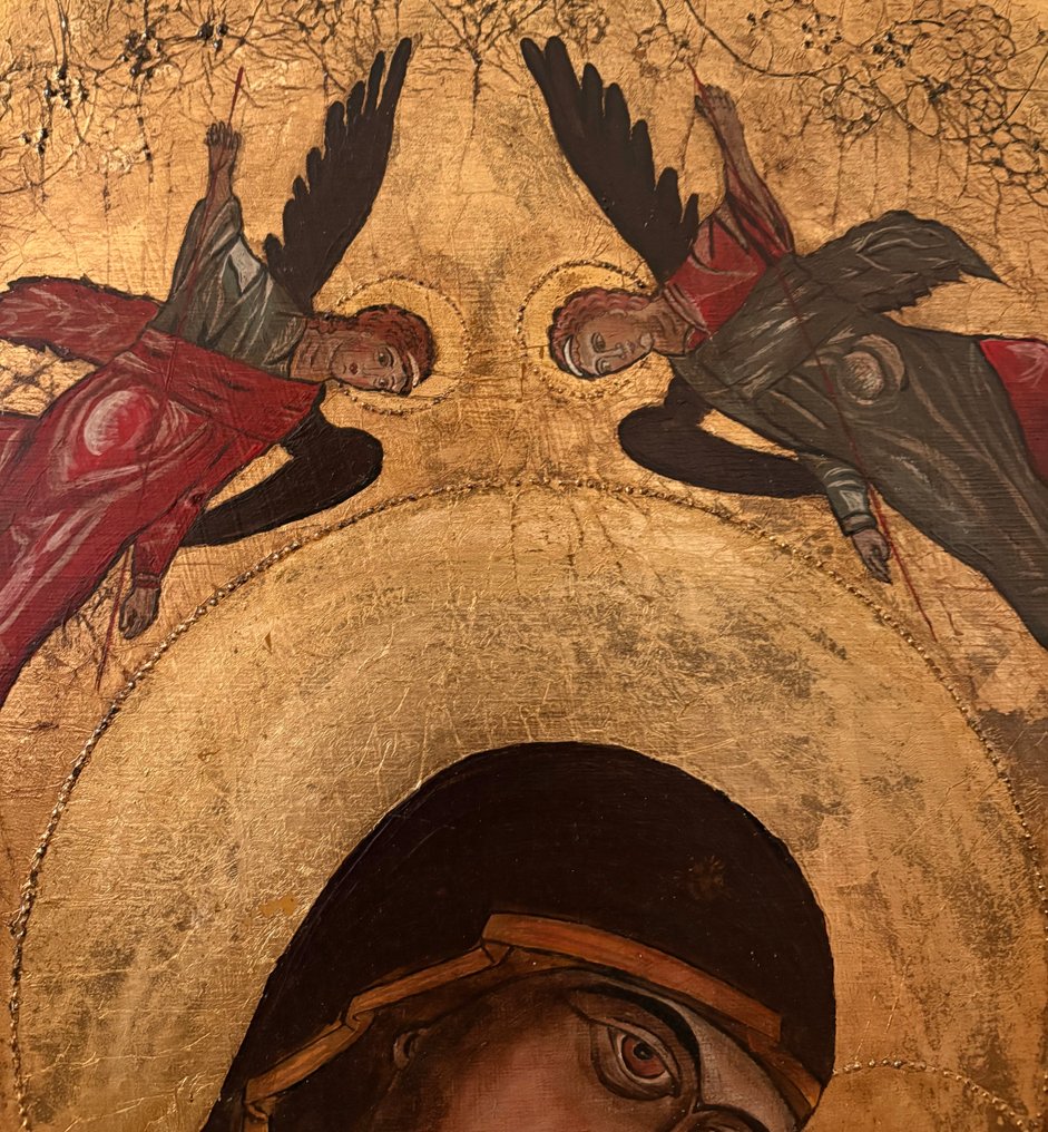 標誌 - Theotokos von Tolga - 木 - XXL - 手工绘制 - 47 x 88 厘米 #3.2