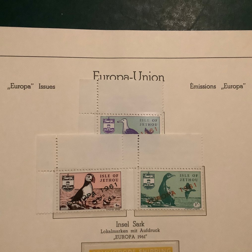 Europa CEPT 1961/1962 - Collection of unused EU CEPT stamps on 8 album pages. - Michel #2.1