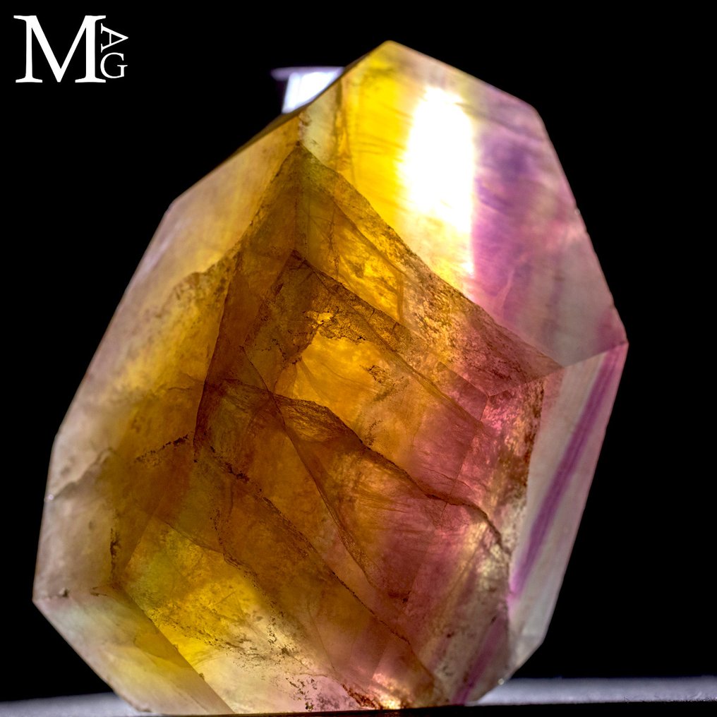 No Recerve Price Fluorite prima scelta - Bellissimo Cubo di Fluorite - Altezza: 74 mm - Larghezza: 55 mm- 295 g #4.3