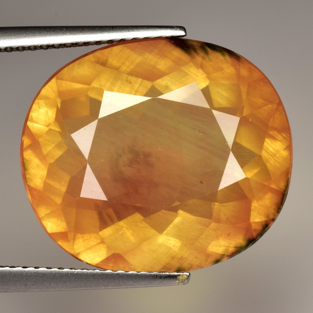 没有保留价 - 1 pcs 黄色, 橙色 混合宝石 - 17.82 ct - 国际有色宝石协会(ICA GemLab) - N/A Andesine #1.0