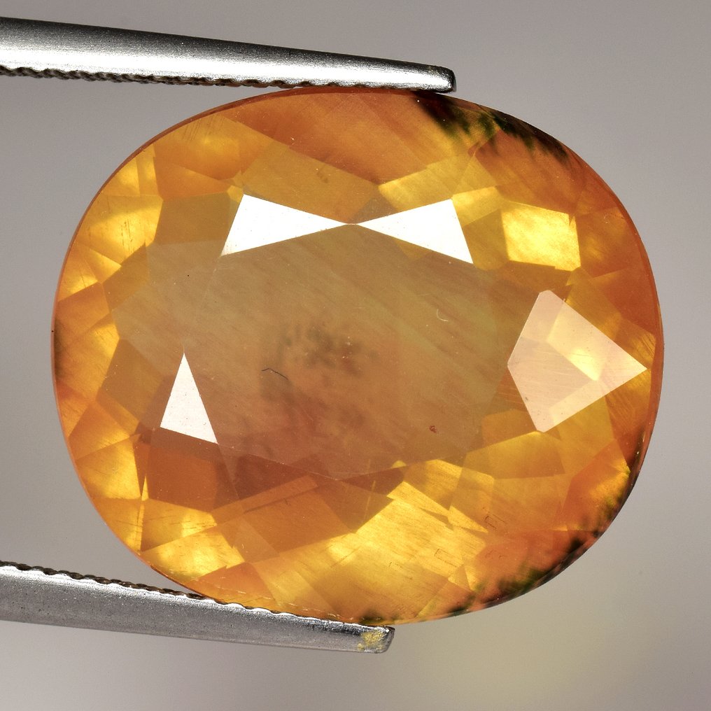 没有保留价 - 1 pcs 黄色, 橙色 混合宝石 - 17.82 ct - 国际有色宝石协会(ICA GemLab) - N/A Andesine #1.0