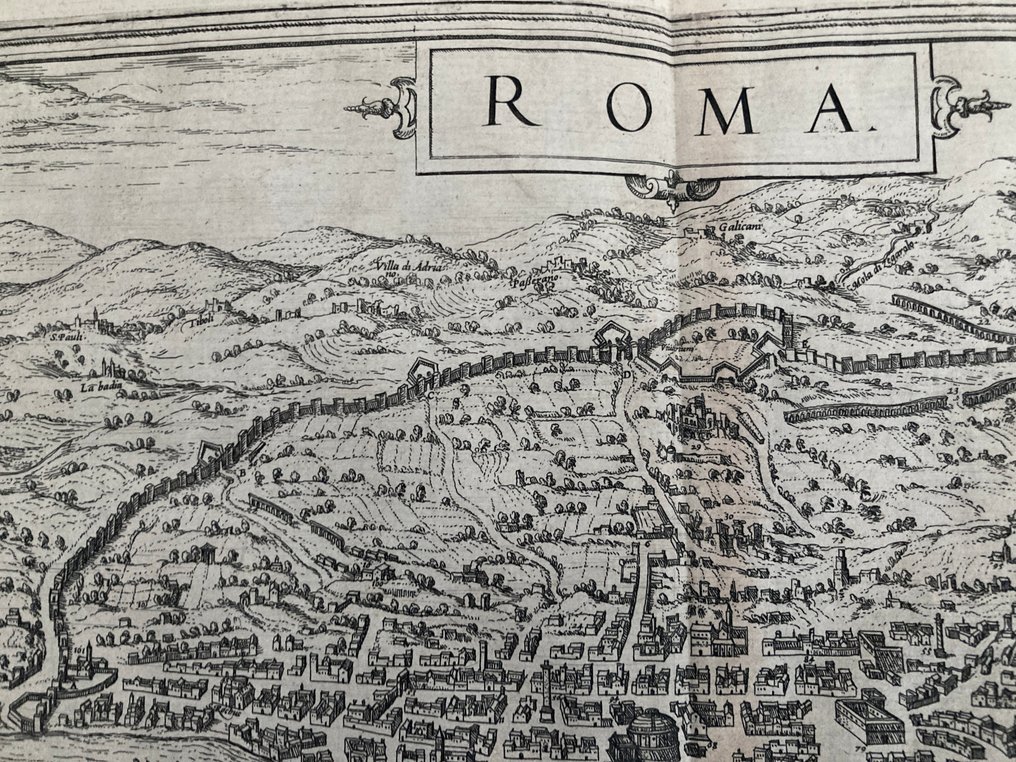 Italia - Roma; Georg Braun & Frans Hogenberg - Roma - 1581-1600 #4.3