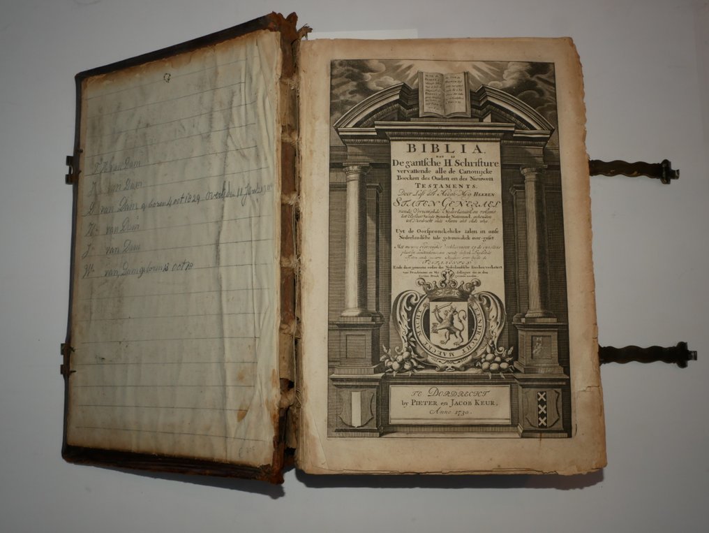Biblia, dat is De gantsche H. Schrifture - 1730 #4.3