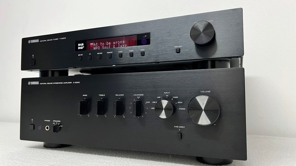 Yamaha - A-S300 amplifier + T-D500 FM / DAB+ tuner Hi-fi set #2.1