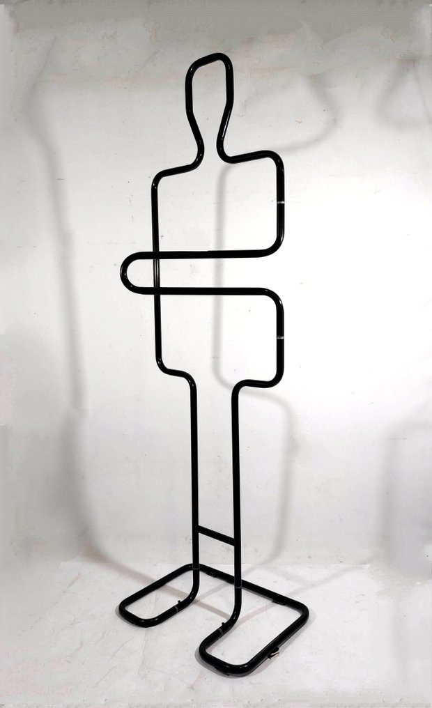 Καλόγερος - Servomuto αυθεντικό από τη δεκαετία του '80 σε μεταλλικό σωλήνα. - Μέταλλο - Βάση ρούχων #3.2